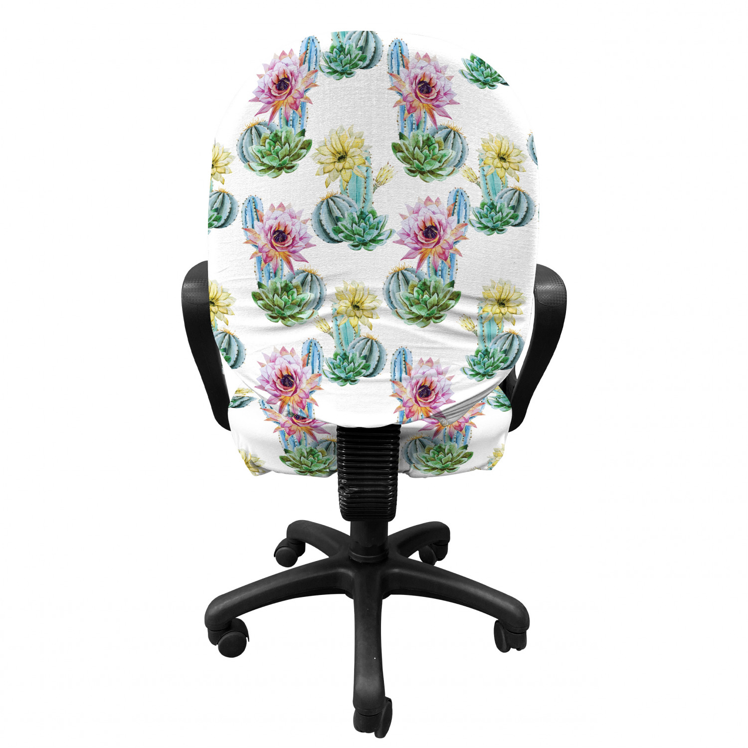 Ambesonne Cactus Office Chair Slipcover Protective Stretch Cover - Picture 238 of 244