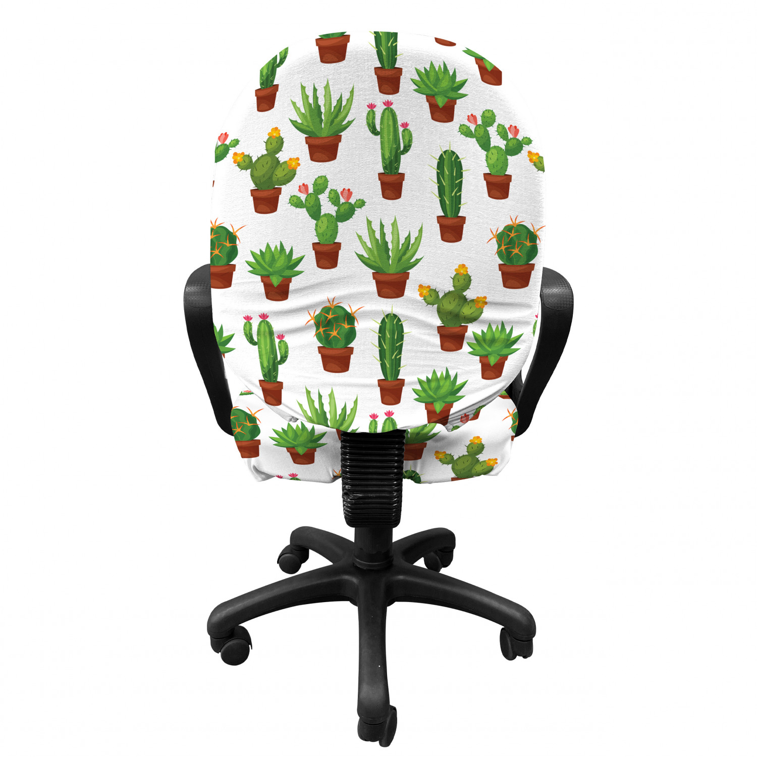 Ambesonne Cactus Office Chair Slipcover Protective Stretch Cover - Picture 94 of 244