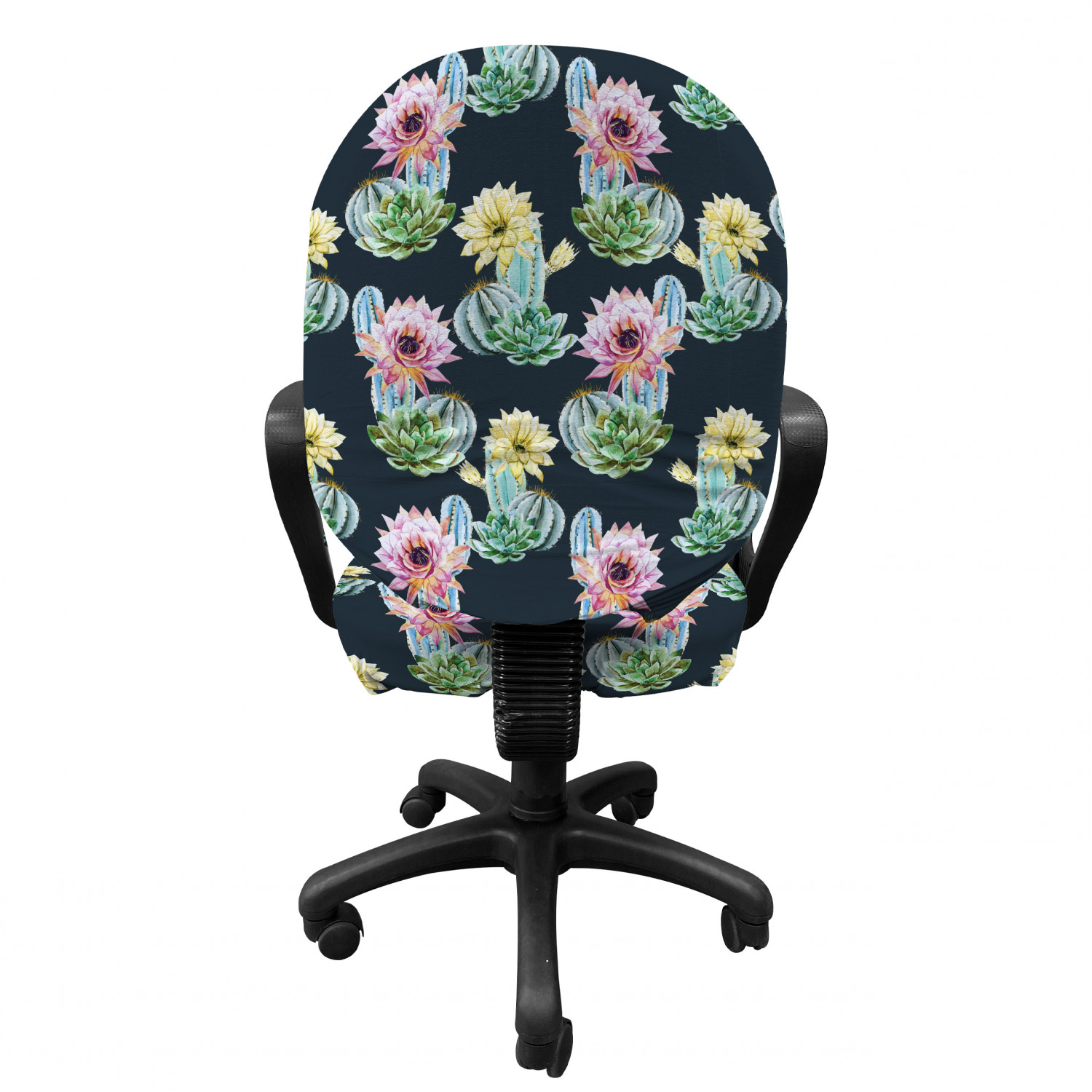 Ambesonne Cactus Office Chair Slipcover Protective Stretch Cover - Picture 106 of 244