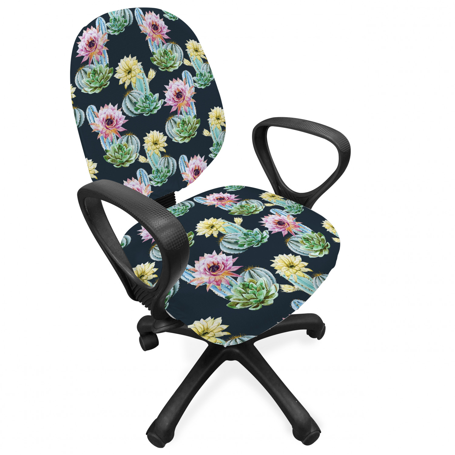 Ambesonne Cactus Office Chair Slipcover Protective Stretch Cover - Picture 105 of 244