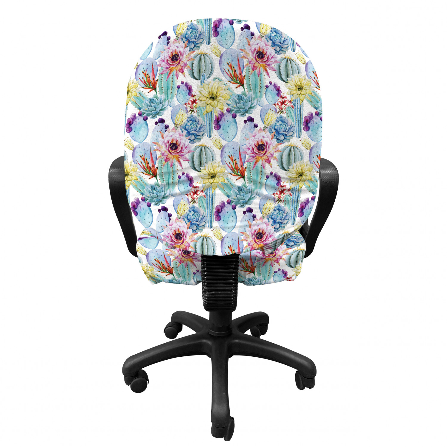 Ambesonne Cactus Office Chair Slipcover Protective Stretch Cover - Picture 230 of 244