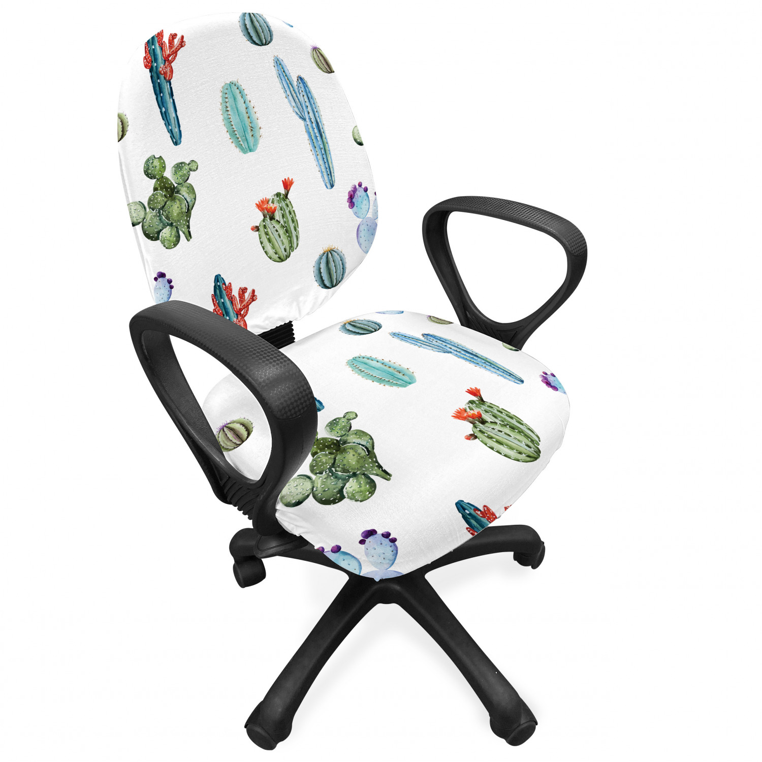 Ambesonne Cactus Office Chair Slipcover Protective Stretch Cover - Picture 13 of 244