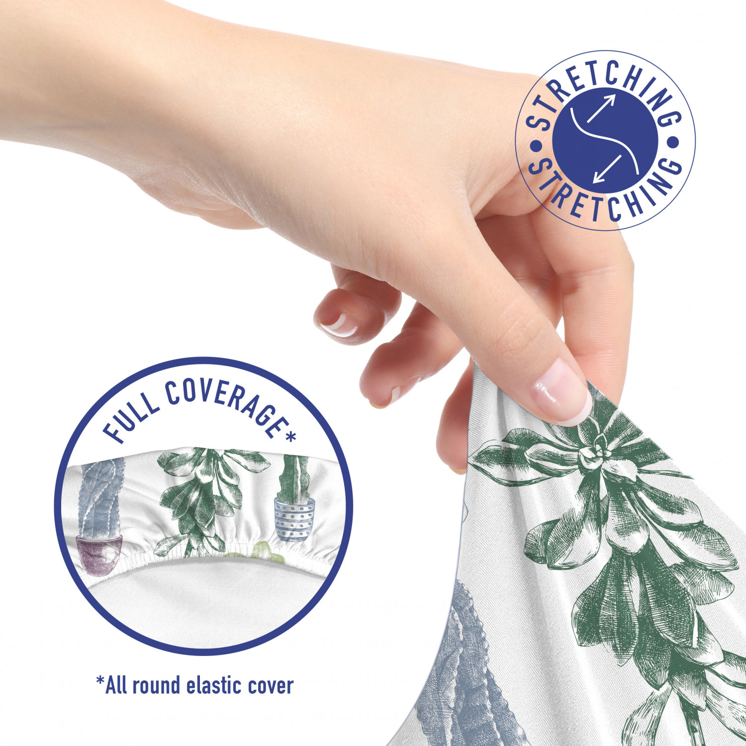 Ambesonne Cactus Office Chair Slipcover Protective Stretch Cover - Picture 164 of 244