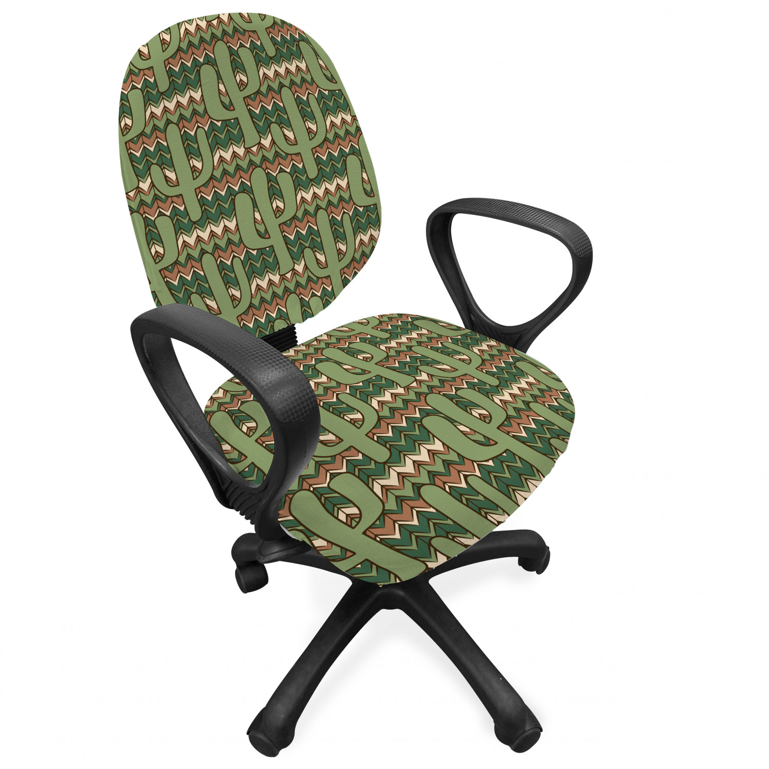 Ambesonne Cactus Office Chair Slipcover Protective Stretch Cover - Picture 57 of 244