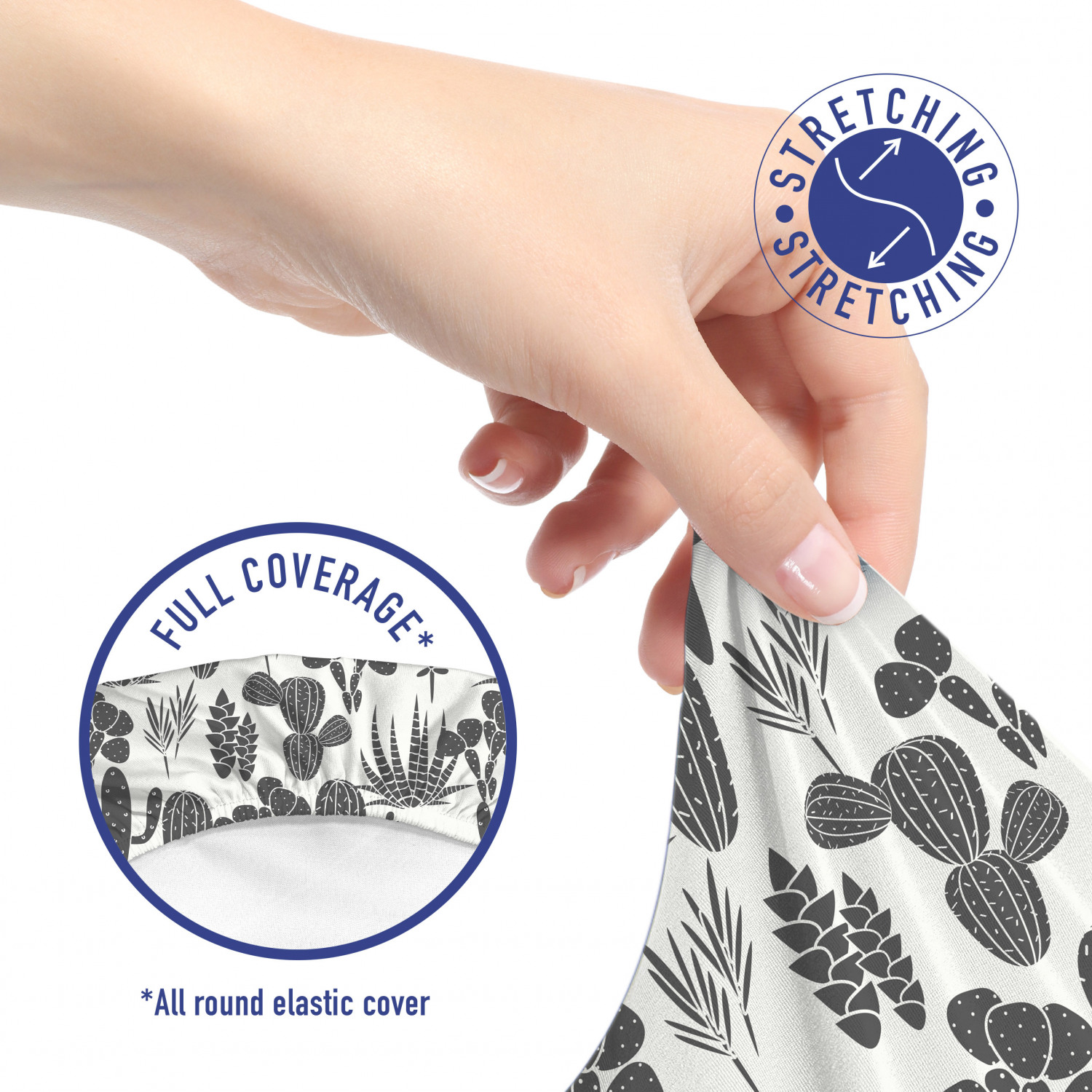 Ambesonne Cactus Office Chair Slipcover Protective Stretch Cover - Picture 36 of 244