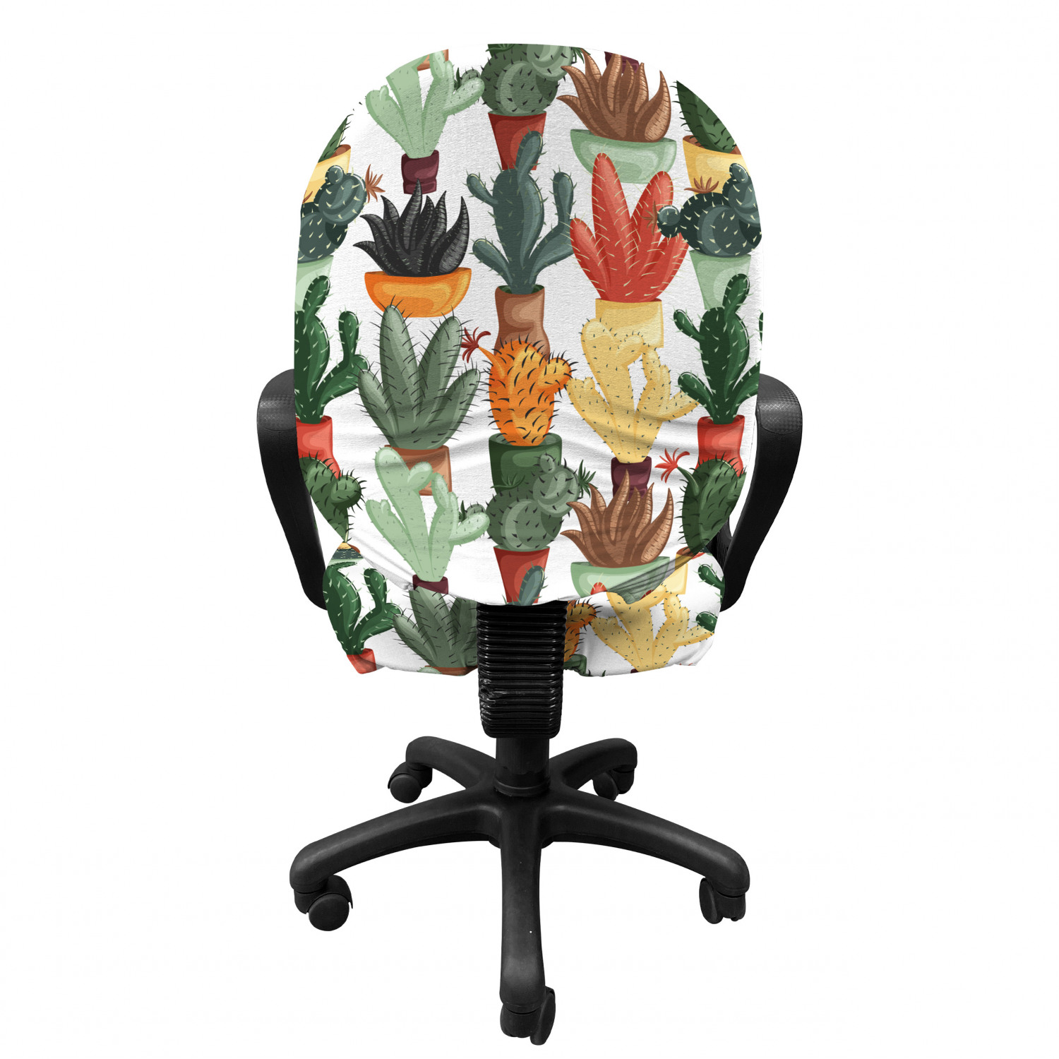Ambesonne Cactus Office Chair Slipcover Protective Stretch Cover - Picture 146 of 244