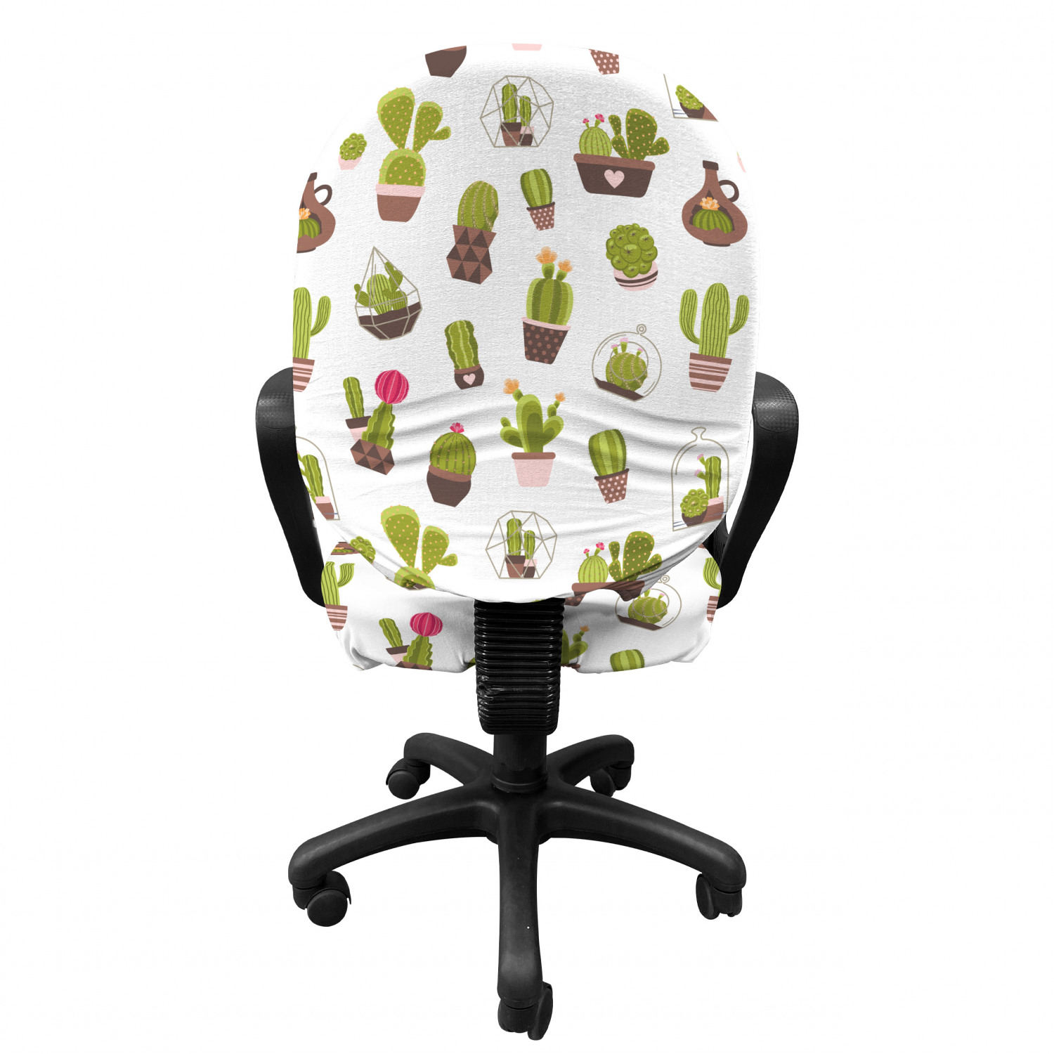 Ambesonne Cactus Office Chair Slipcover Protective Stretch Cover - Picture 114 of 244