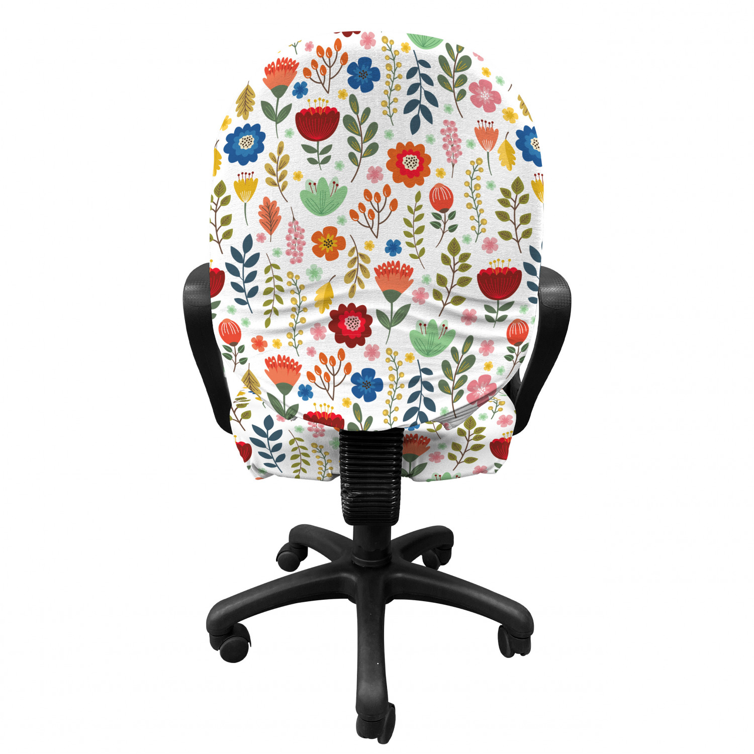 Ambesonne Botany Office Chair Slipcover Protective Stretch Cover - Picture 142 of 184