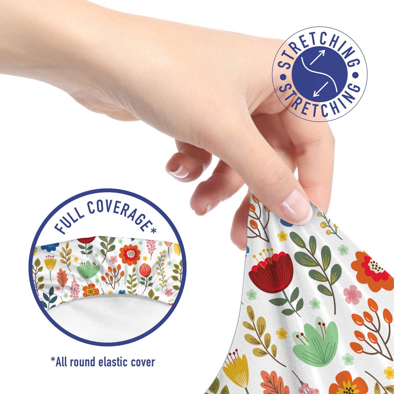 Ambesonne Botany Office Chair Slipcover Protective Stretch Cover - Picture 144 of 184