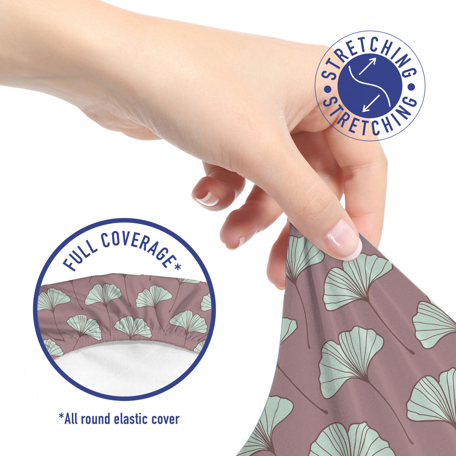 Ambesonne Botany Office Chair Slipcover Protective Stretch Cover - Picture 100 of 184