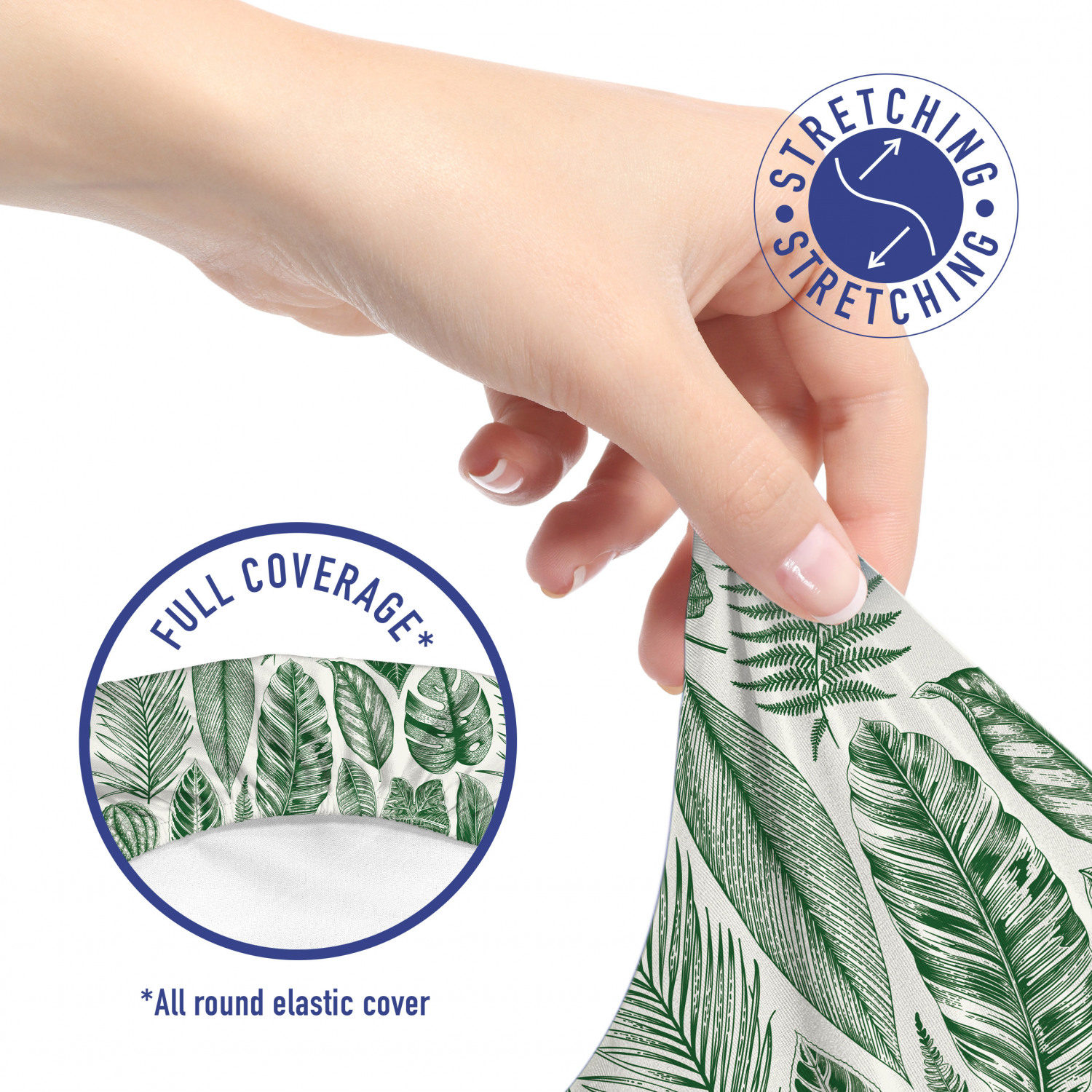 Ambesonne Botany Office Chair Slipcover Protective Stretch Cover - Picture 180 of 184