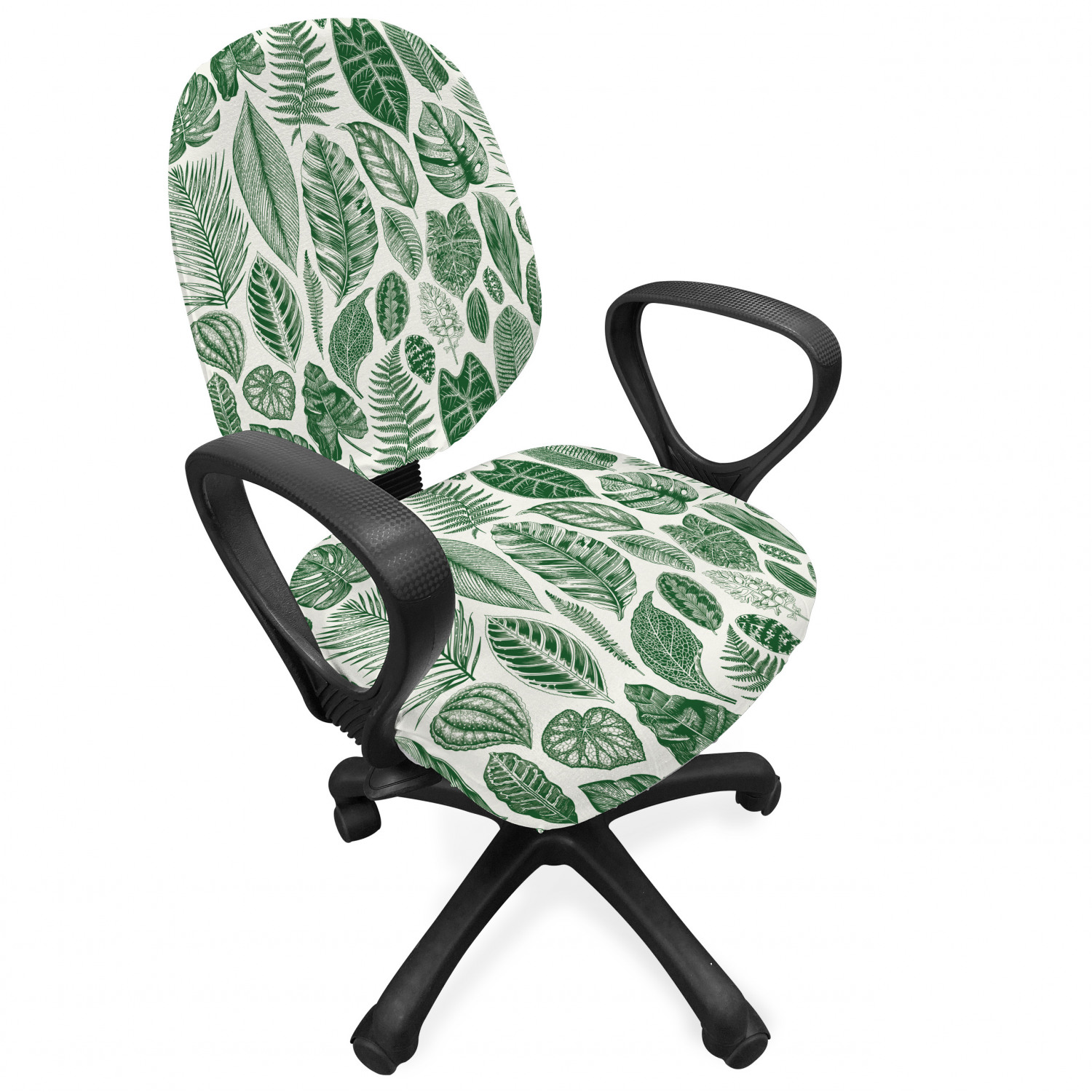 Ambesonne Botany Office Chair Slipcover Protective Stretch Cover - Picture 177 of 184