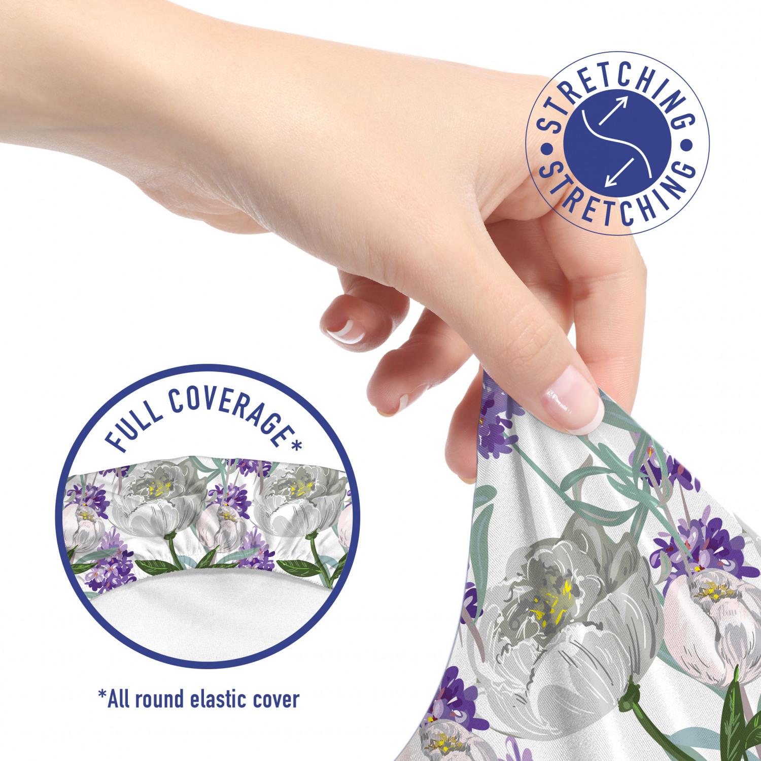 Ambesonne Botany Office Chair Slipcover Protective Stretch Cover - Picture 116 of 184