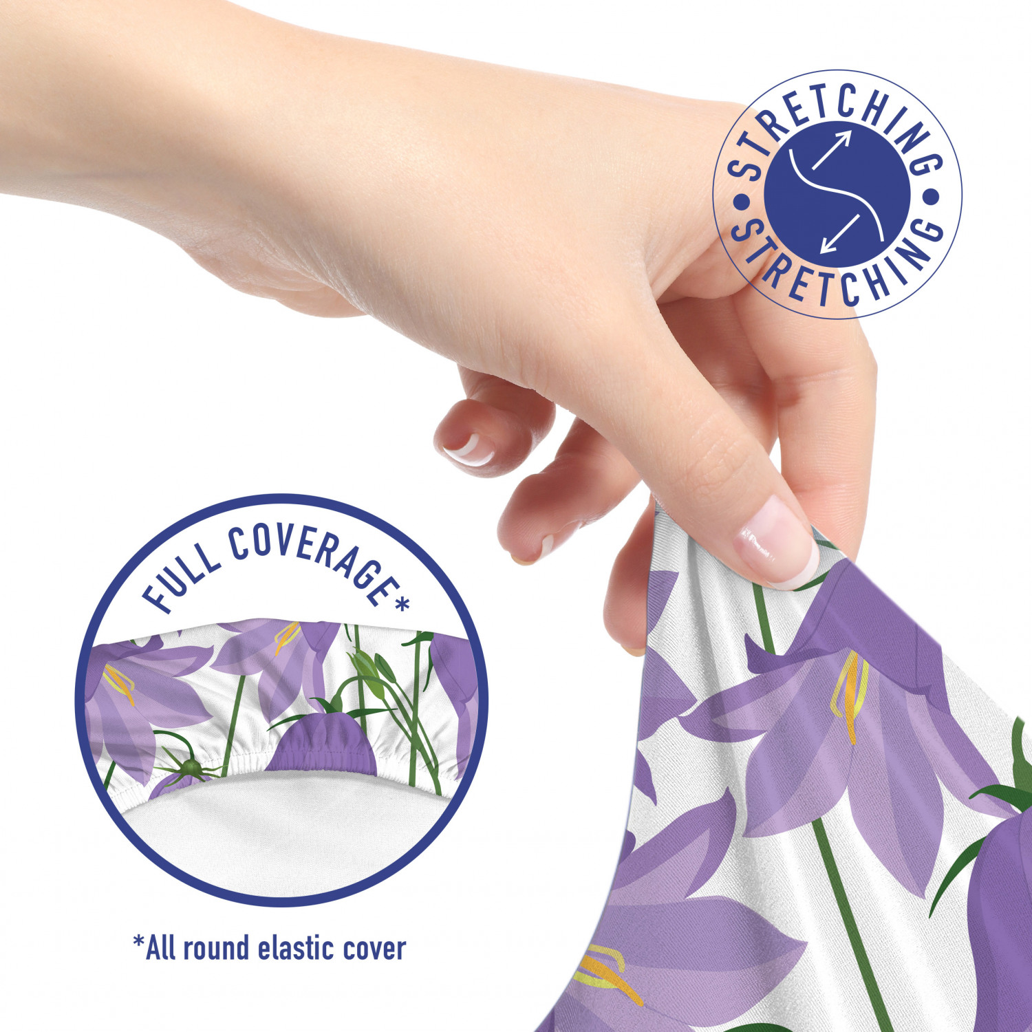 Ambesonne Botany Office Chair Slipcover Protective Stretch Cover - Picture 32 of 184
