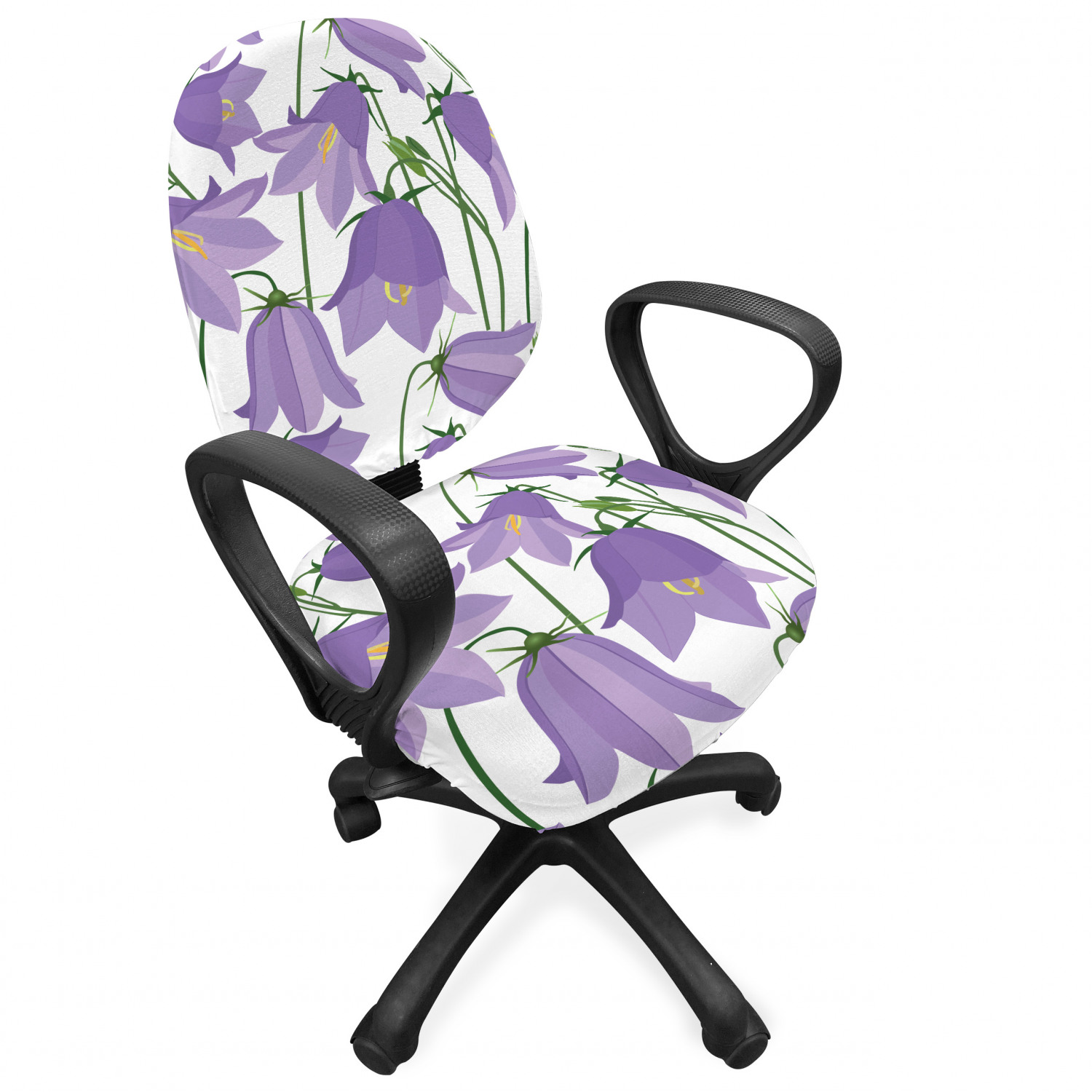 Ambesonne Botany Office Chair Slipcover Protective Stretch Cover - Picture 29 of 184