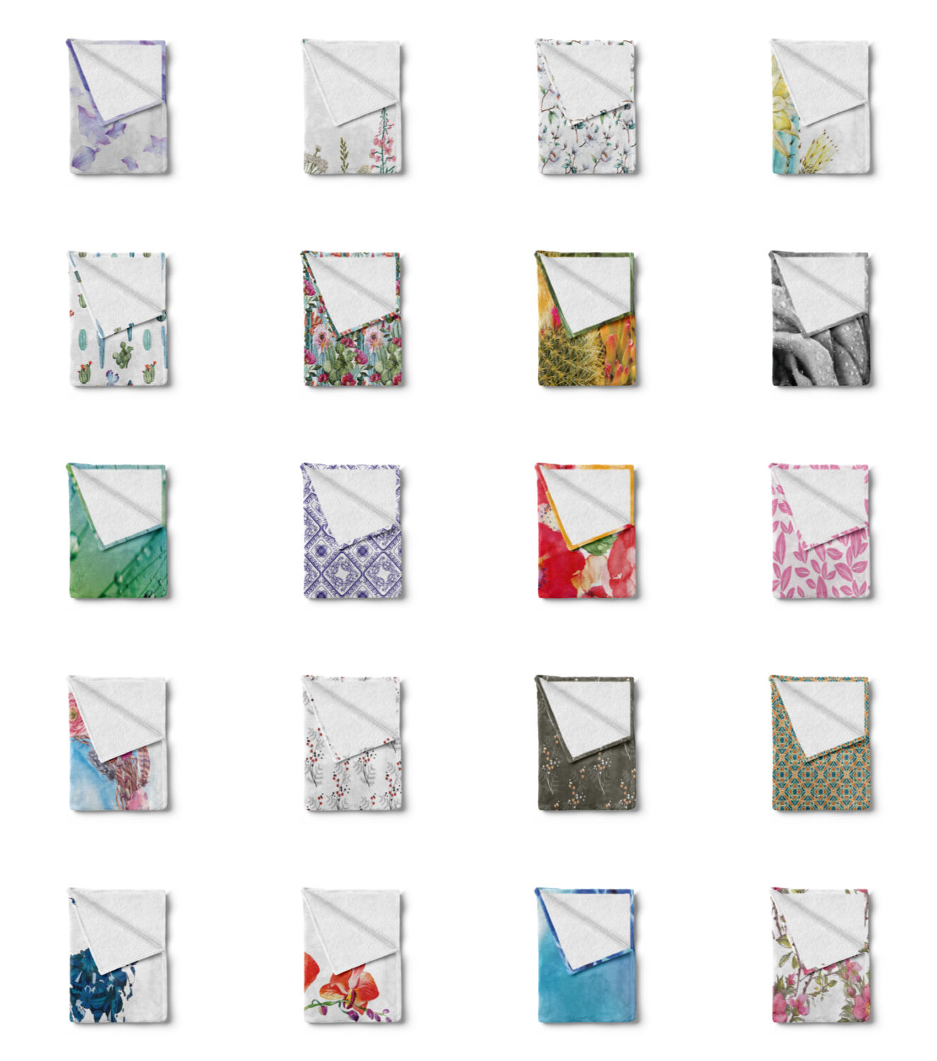 Ambesonne Flower Scenes Soft Flannel Fleece Throw Blanket Plush for Indoors
