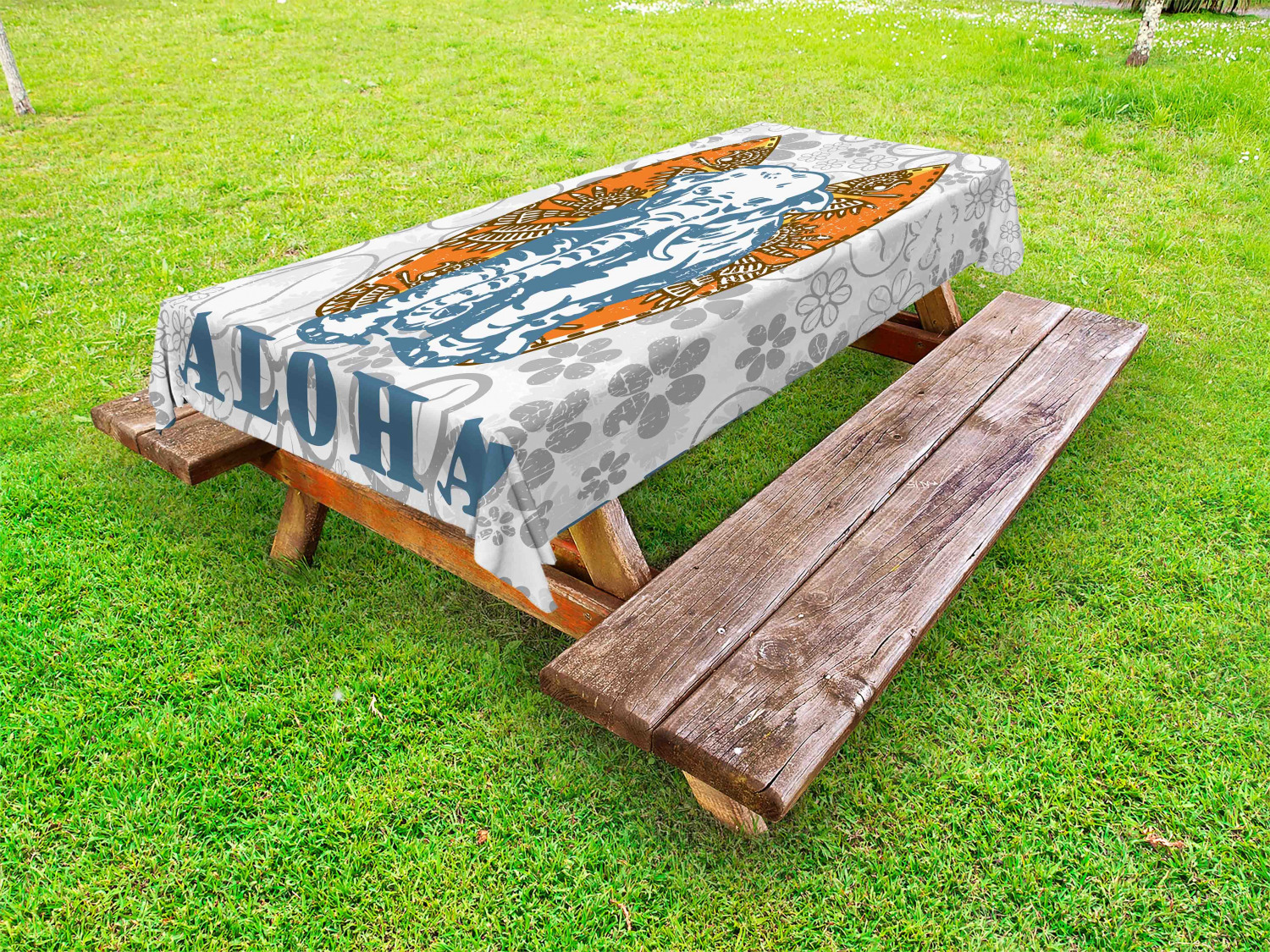Woodland Animals Outdoor Picnic Tablecloth in 3 Sizes Washable Waterproof - Picture 41 of 50