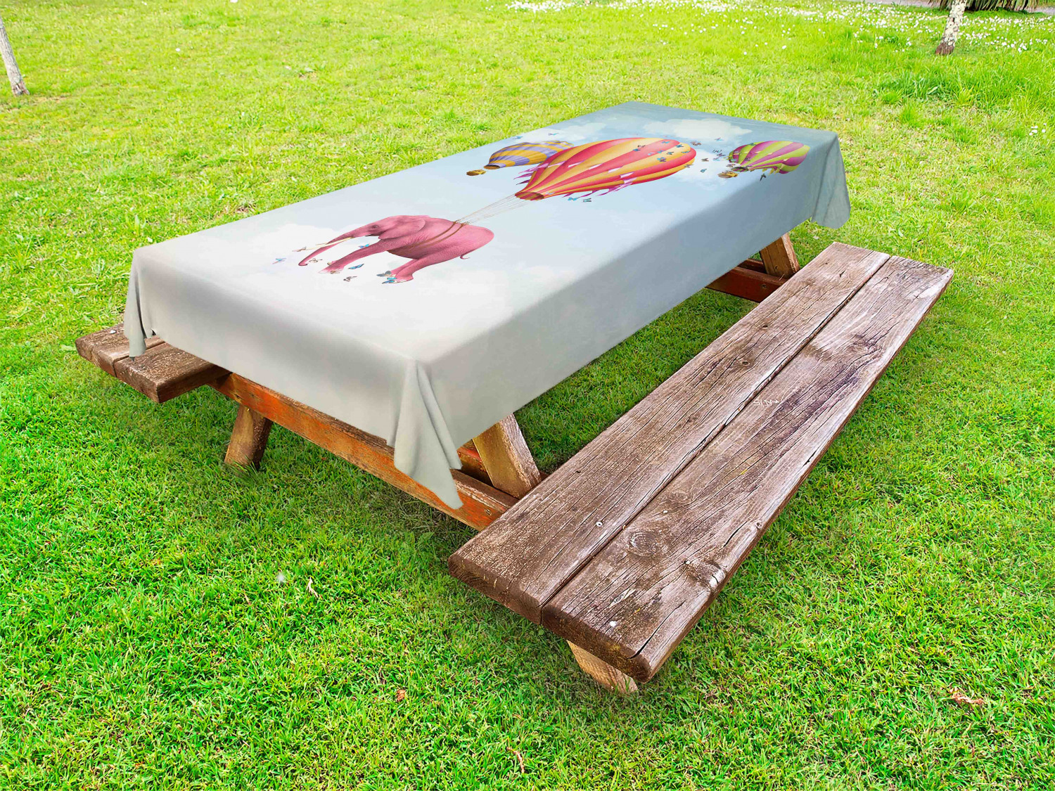 Woodland Animals Outdoor Picnic Tablecloth in 3 Sizes Washable Waterproof - Picture 29 of 50