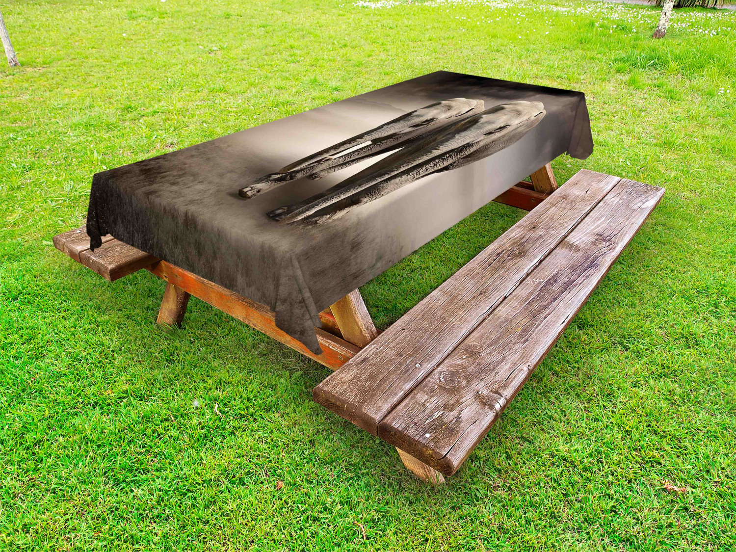 Woodland Animals Outdoor Picnic Tablecloth in 3 Sizes Washable Waterproof - Picture 25 of 50