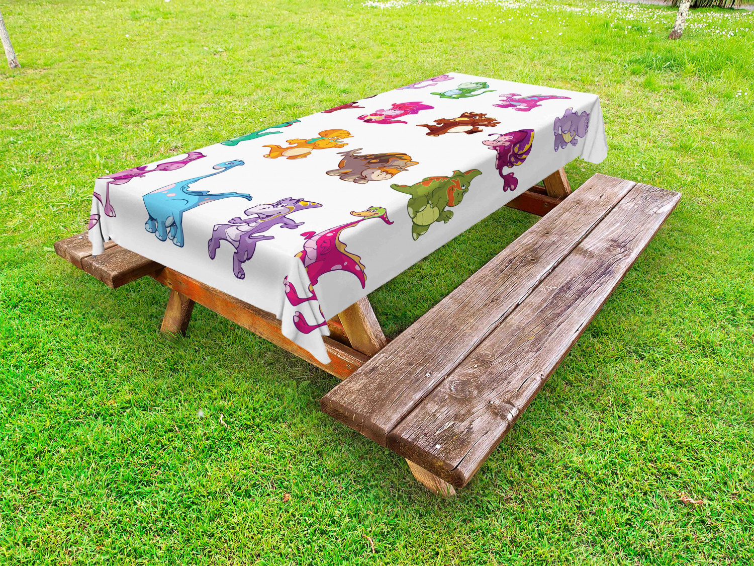 Colorful Outdoor Picnic Tablecloth in 3 Sizes Washable Waterproof - Picture 23 of 60