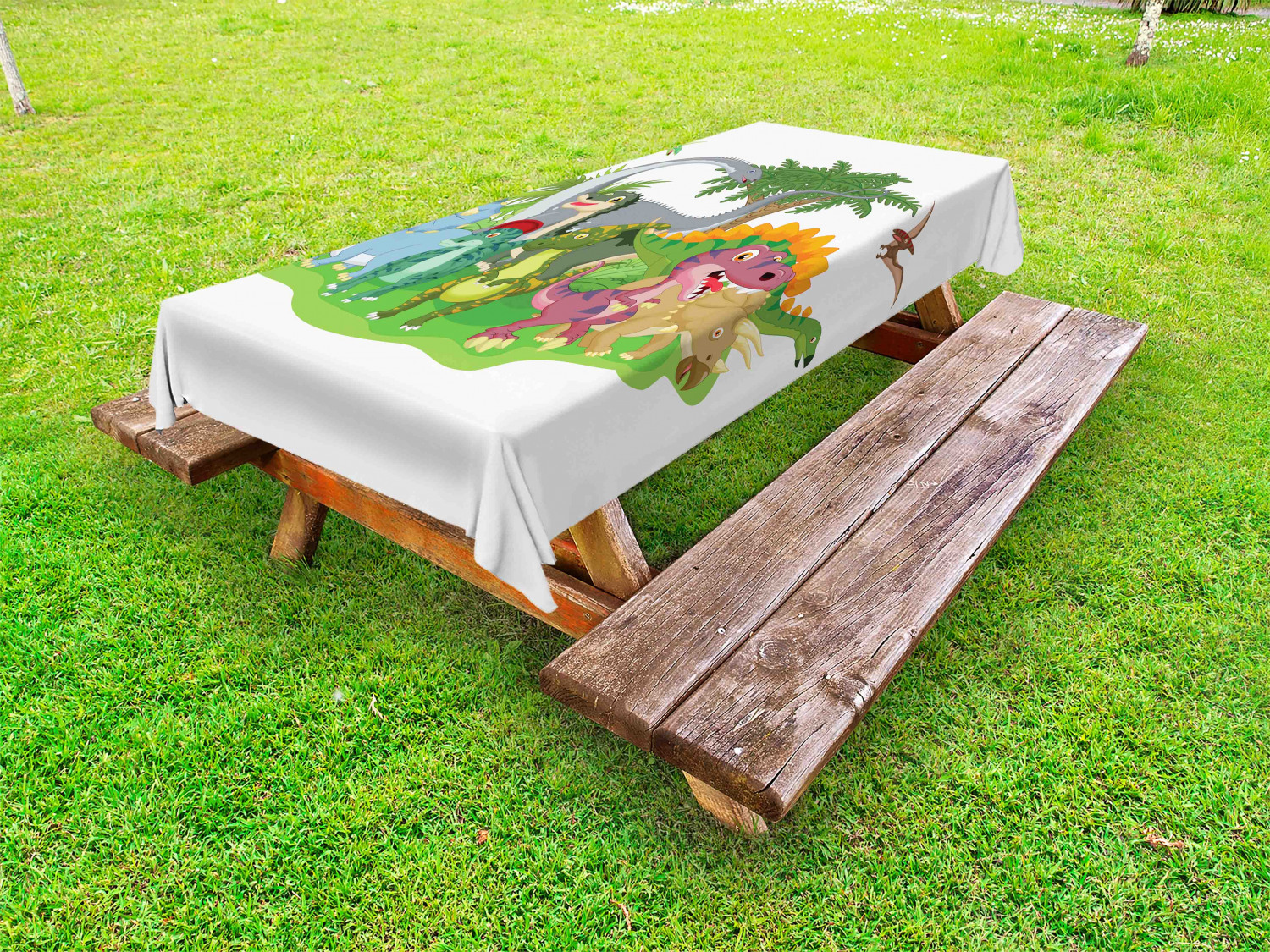 Colorful Outdoor Picnic Tablecloth in 3 Sizes Washable Waterproof - Picture 13 of 60