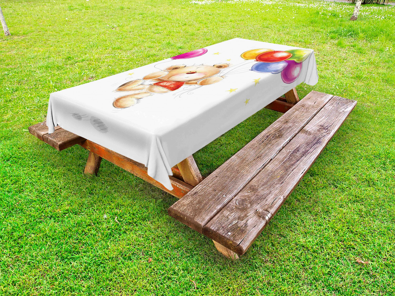 Colorful Outdoor Picnic Tablecloth in 3 Sizes Washable Waterproof - Picture 49 of 60