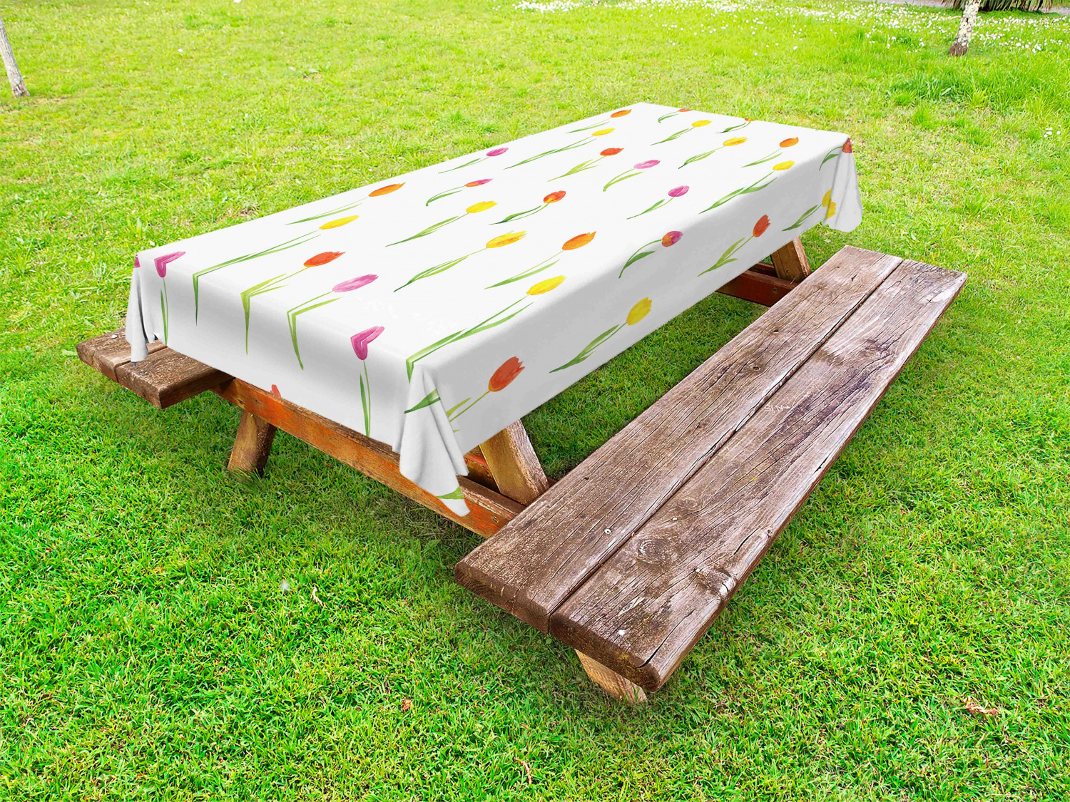 Colorful Outdoor Picnic Tablecloth in 3 Sizes Washable Waterproof - Picture 21 of 60