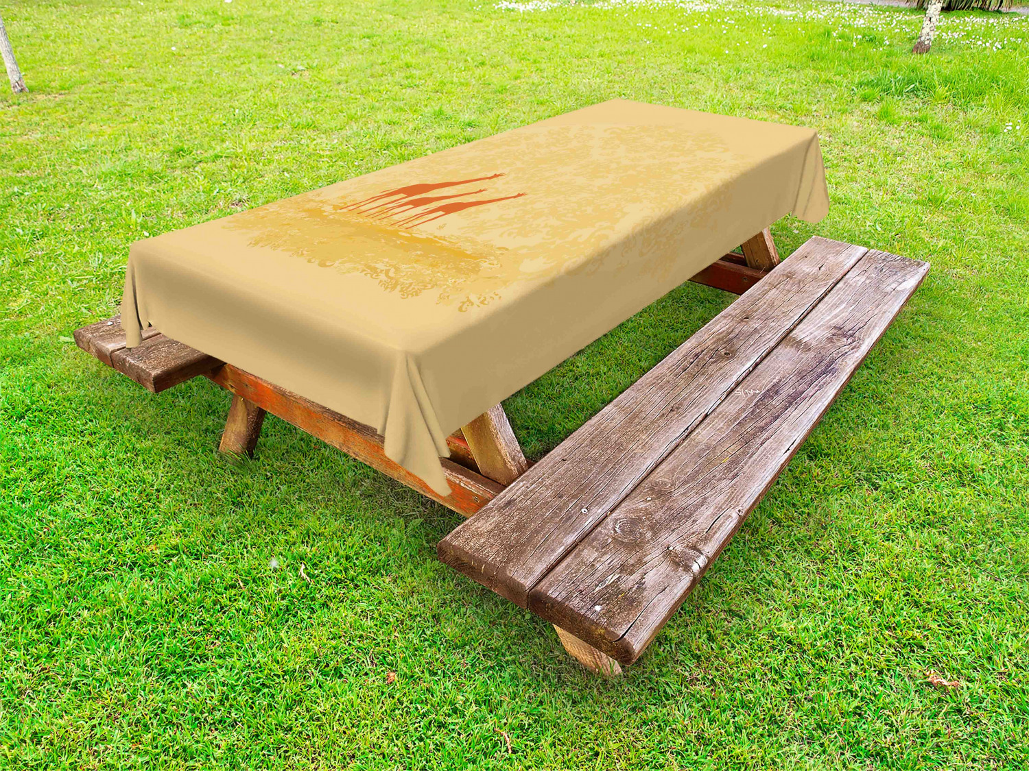 Woodland Animals Outdoor Picnic Tablecloth in 3 Sizes Washable Waterproof - Picture 35 of 50