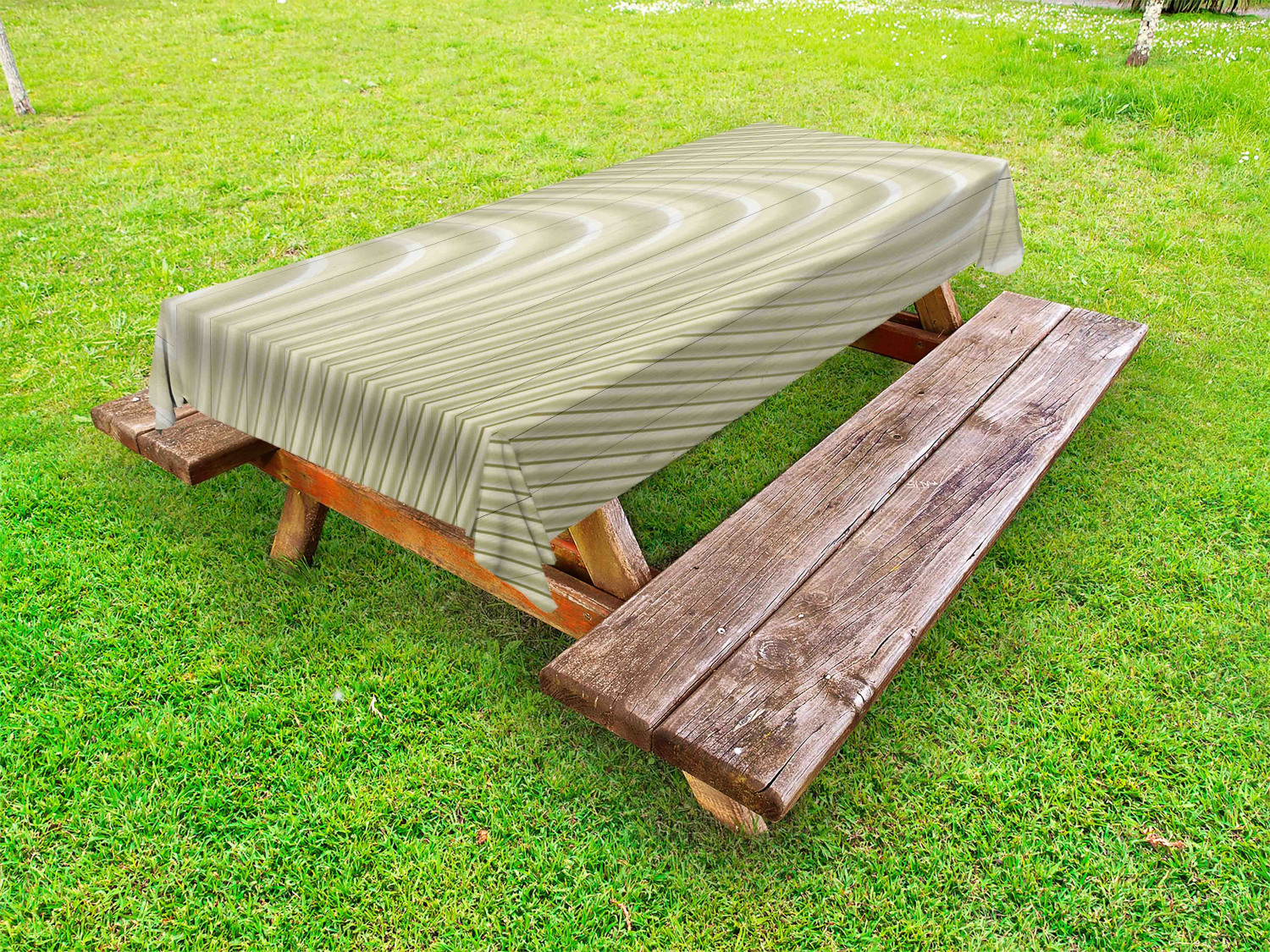 Modern Pattern Outdoor Picnic Tablecloth in 3 Sizes Washable Waterproof - Picture 3 of 56
