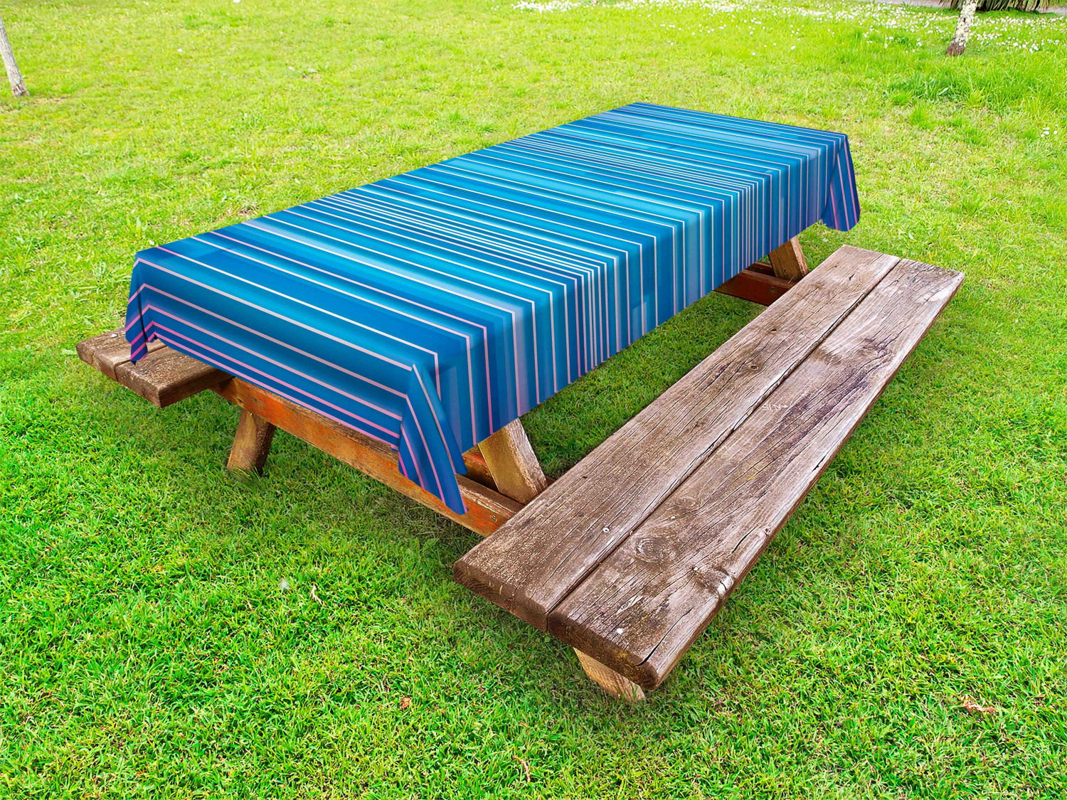 Modern Pattern Outdoor Picnic Tablecloth in 3 Sizes Washable Waterproof - Picture 21 of 56