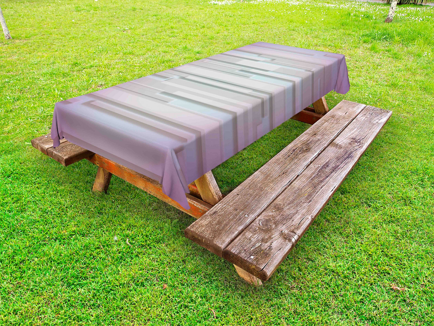 Modern Pattern Outdoor Picnic Tablecloth in 3 Sizes Washable Waterproof - Picture 33 of 56