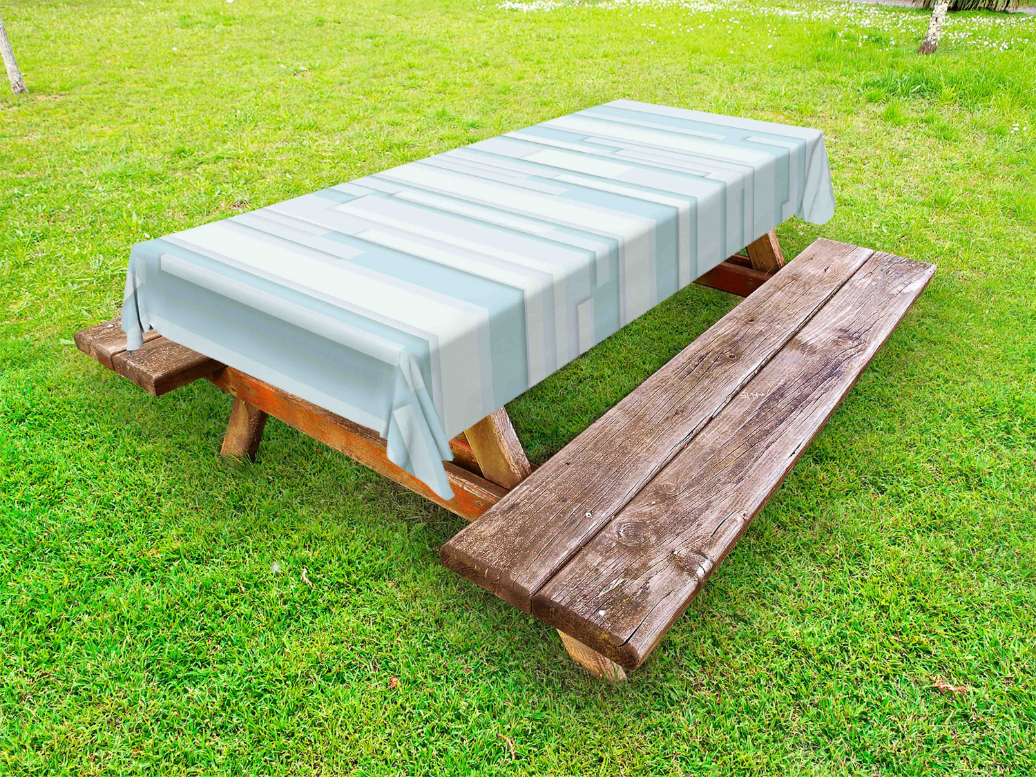 Modern Pattern Outdoor Picnic Tablecloth in 3 Sizes Washable Waterproof - Picture 45 of 56