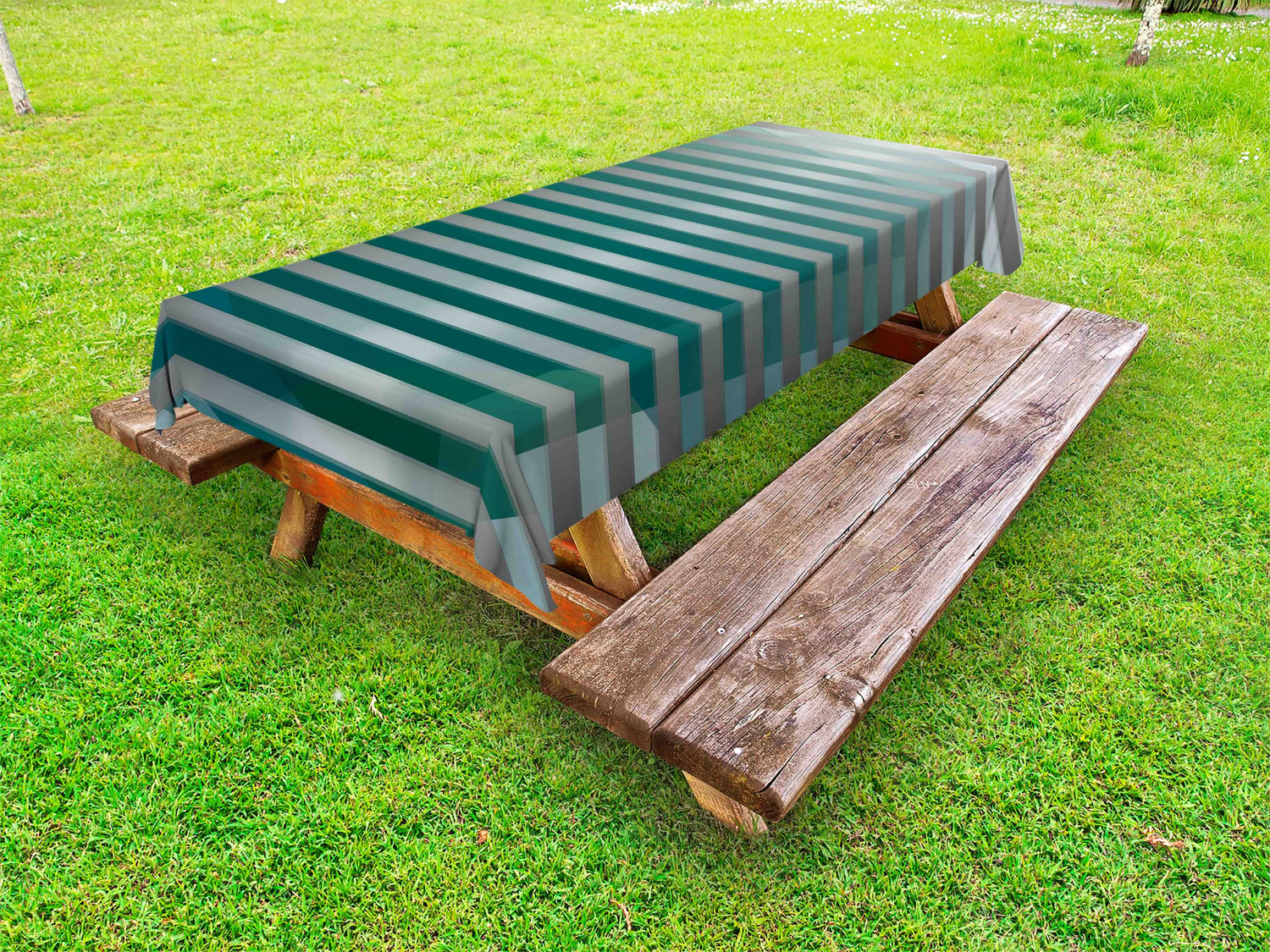 Modern Pattern Outdoor Picnic Tablecloth in 3 Sizes Washable Waterproof - Picture 15 of 56
