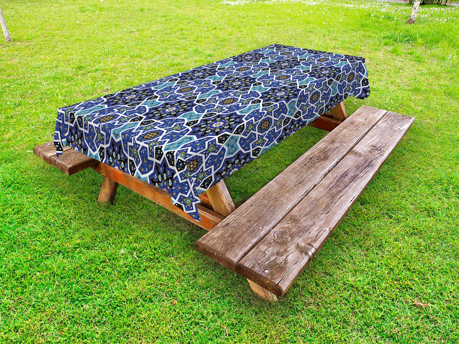 Ambesonne Outdoor Tablecloth Decorative Washable Picnic Table Cloth in 3 Sizes - Picture 4 of 5