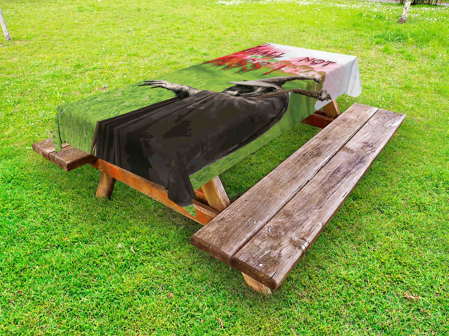 Modern Pattern Outdoor Picnic Tablecloth in 3 Sizes Washable Waterproof - Picture 53 of 56
