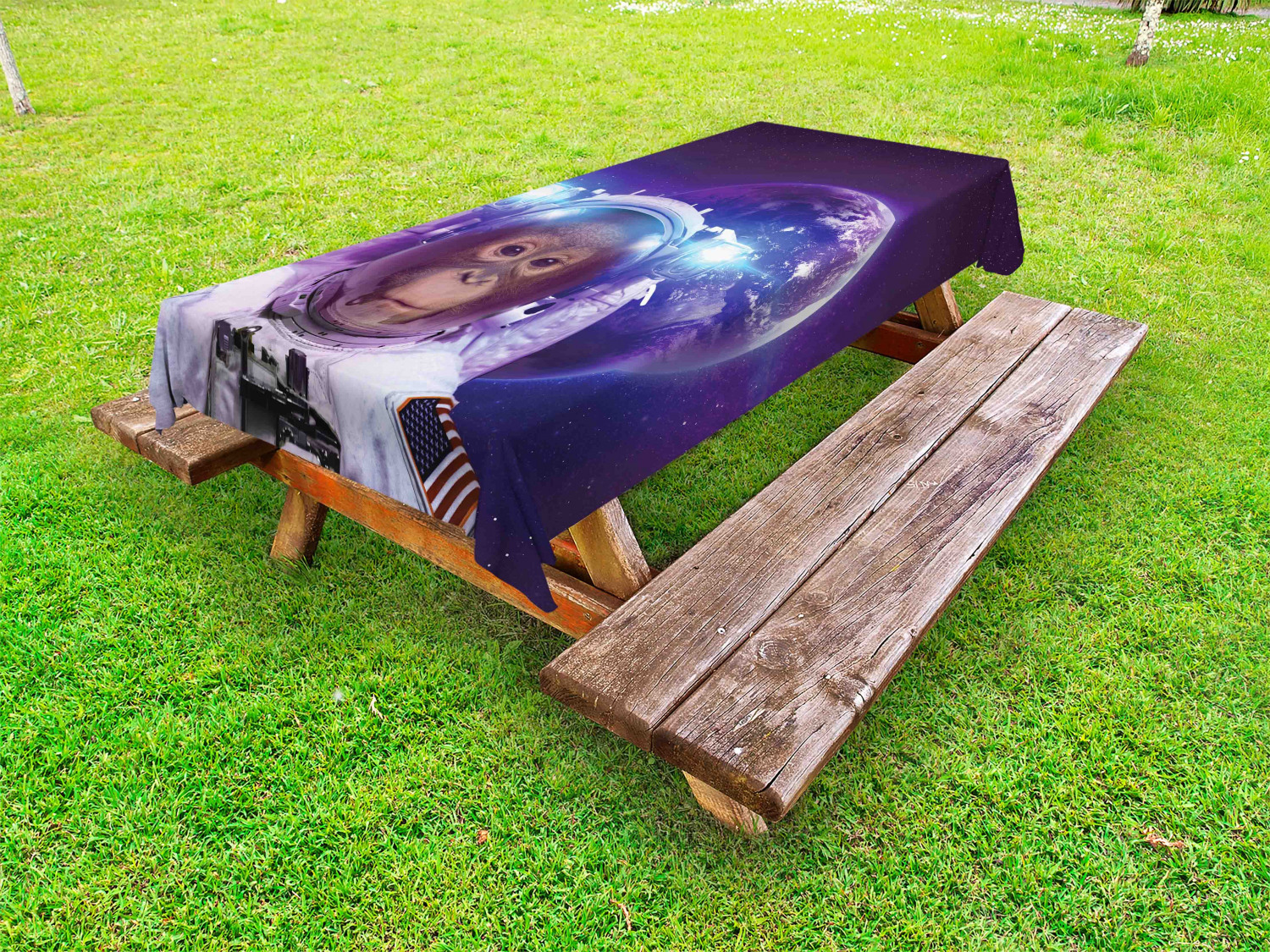 Modern Pattern Outdoor Picnic Tablecloth in 3 Sizes Washable Waterproof - Picture 41 of 56