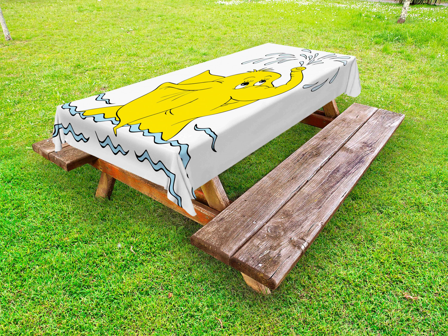 Retro Girls Outdoor Picnic Tablecloth in 3 Sizes Washable Waterproof - Picture 13 of 54