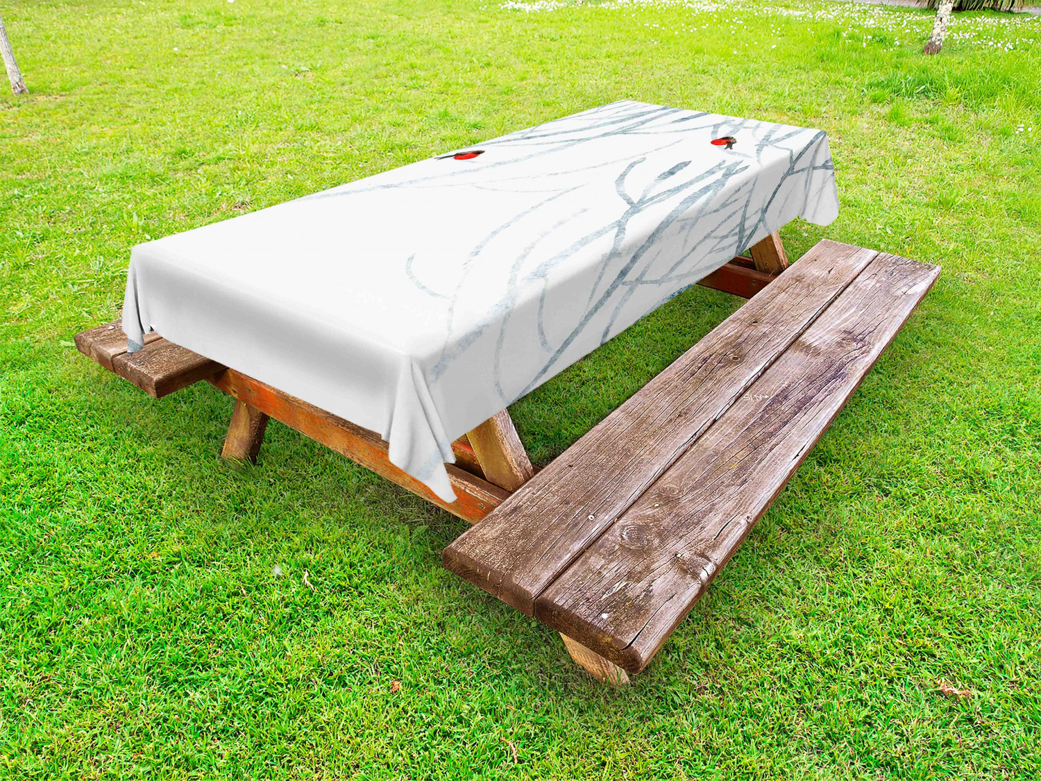 Retro Girls Outdoor Picnic Tablecloth in 3 Sizes Washable Waterproof - Picture 3 of 54