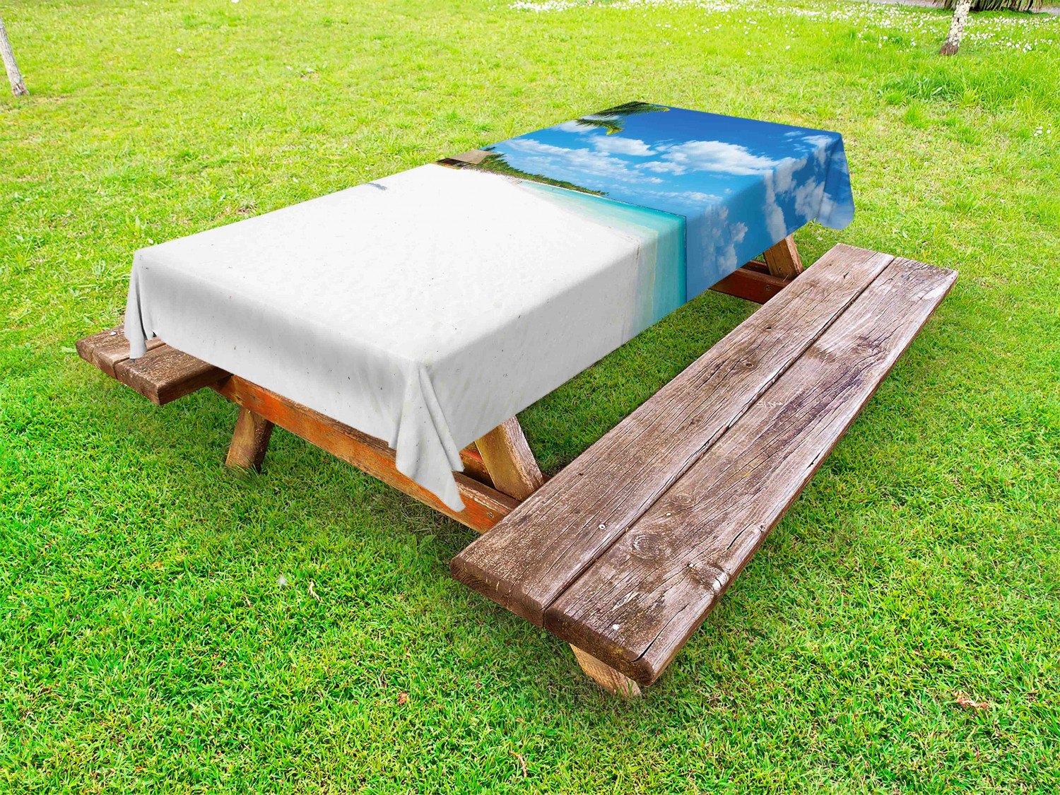 Retro Girls Outdoor Picnic Tablecloth in 3 Sizes Washable Waterproof - Picture 49 of 54