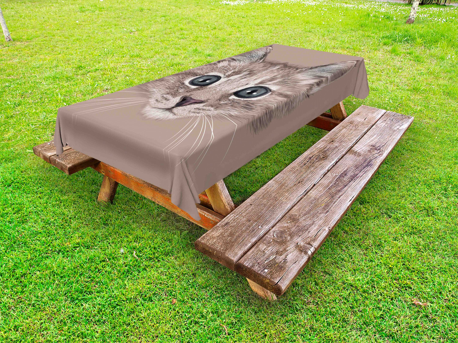 Retro Girls Outdoor Picnic Tablecloth in 3 Sizes Washable Waterproof - Picture 17 of 54