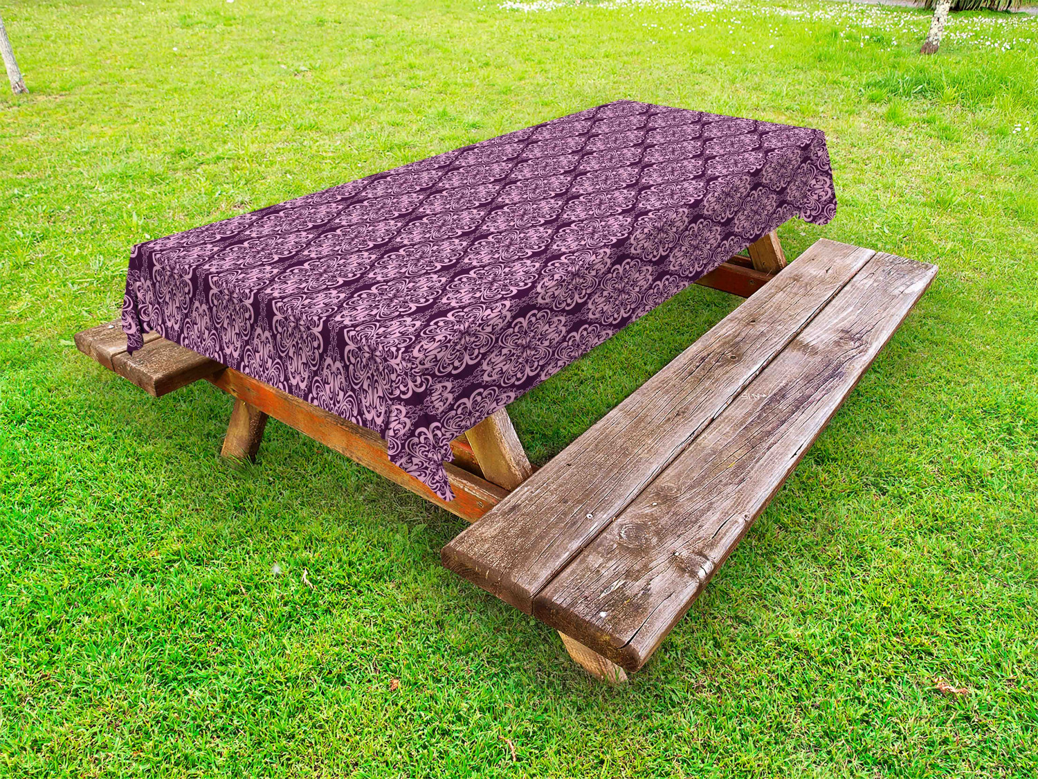 Retro Girls Outdoor Picnic Tablecloth in 3 Sizes Washable Waterproof - Picture 19 of 54
