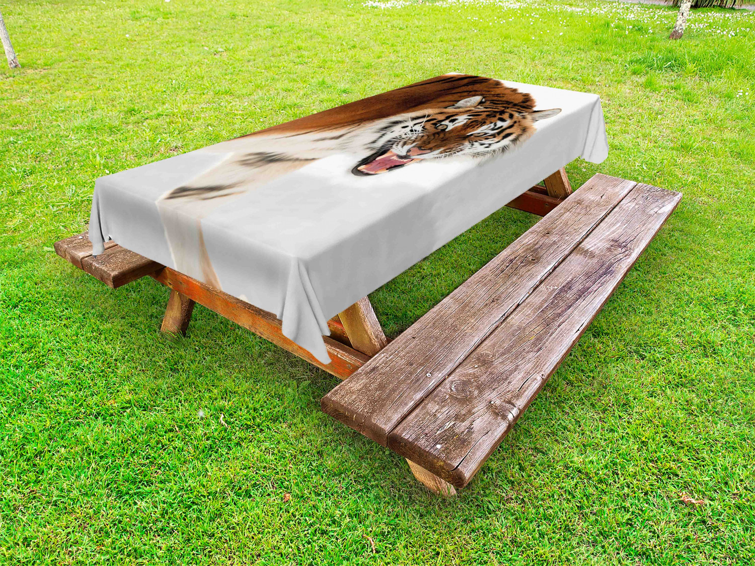 Woodland Animals Outdoor Picnic Tablecloth in 3 Sizes Washable Waterproof - Picture 27 of 50