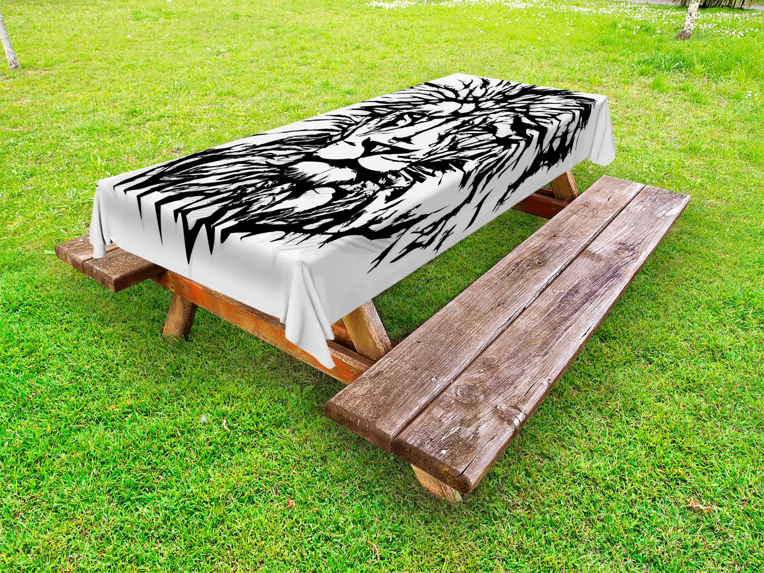 Woodland Animals Outdoor Picnic Tablecloth in 3 Sizes Washable Waterproof - Picture 39 of 50