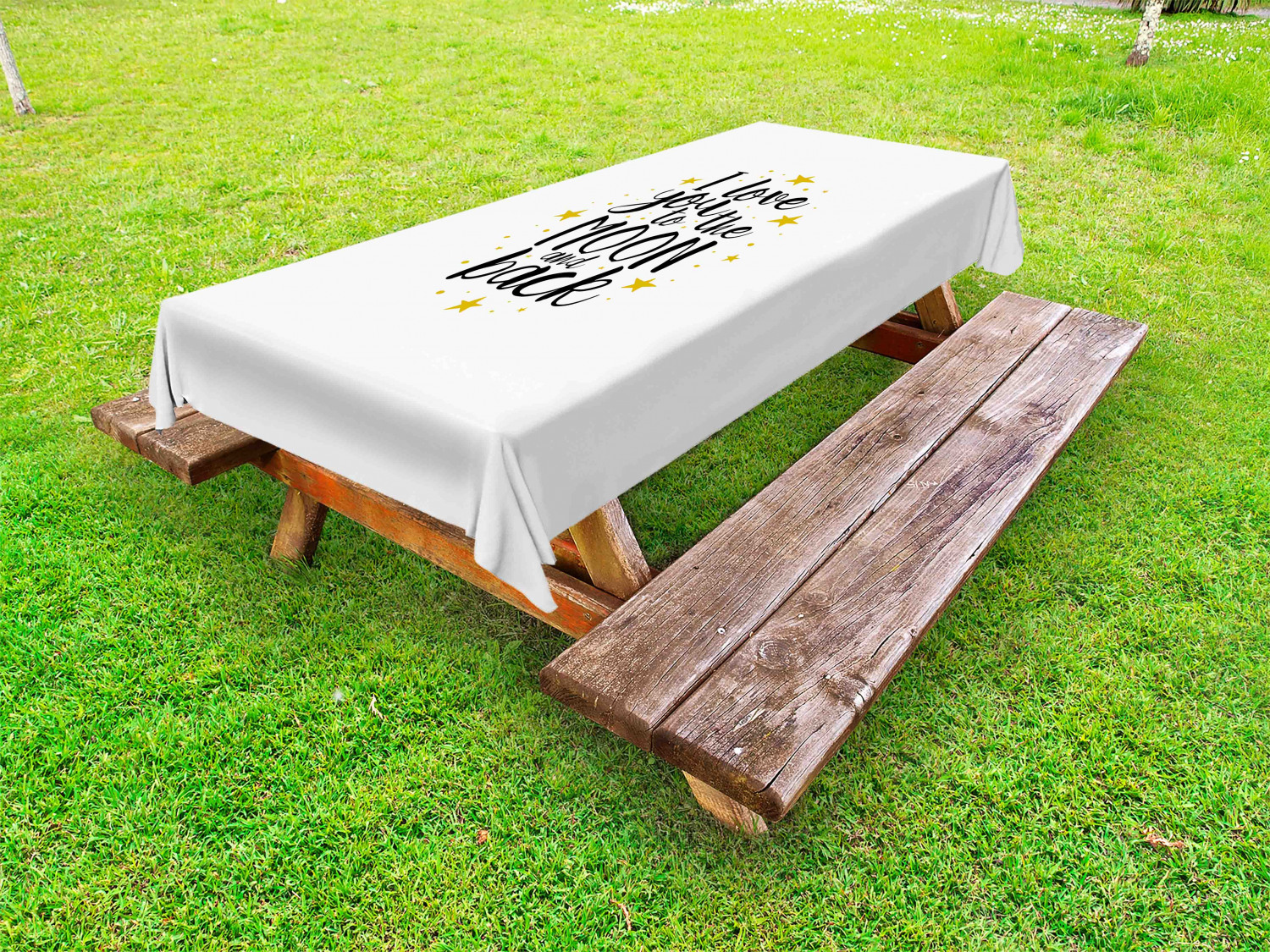 Love Outdoor Picnic Tablecloth in 3 Sizes Decorative Washable Waterproof - Picture 29 of 44