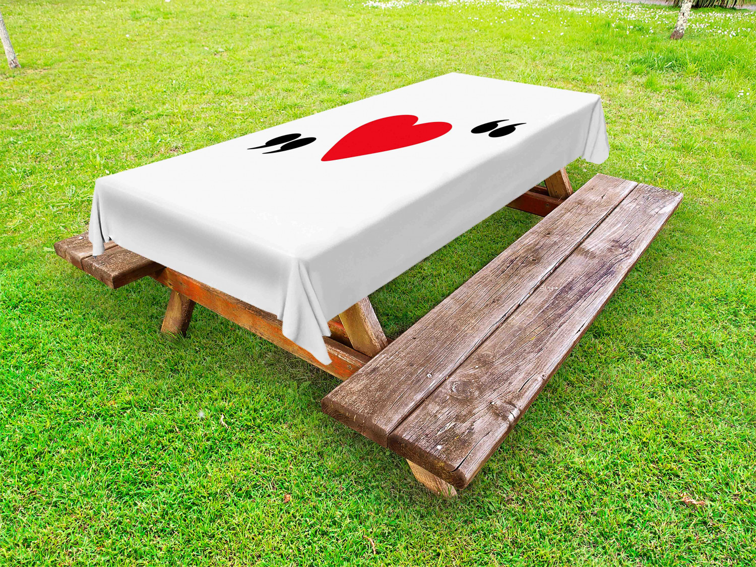 Love Outdoor Picnic Tablecloth in 3 Sizes Decorative Washable Waterproof - Picture 35 of 44
