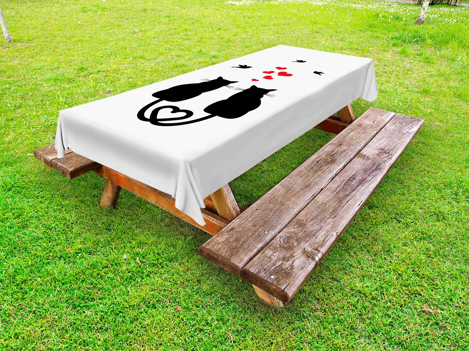 Love Outdoor Picnic Tablecloth in 3 Sizes Decorative Washable Waterproof - Picture 31 of 44