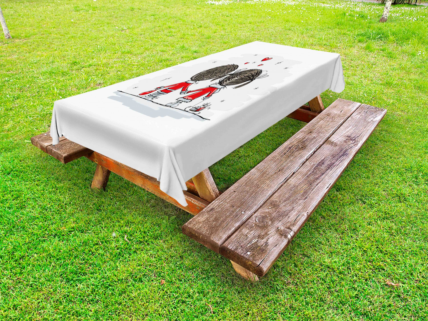 Love Outdoor Picnic Tablecloth in 3 Sizes Decorative Washable Waterproof - Picture 9 of 44