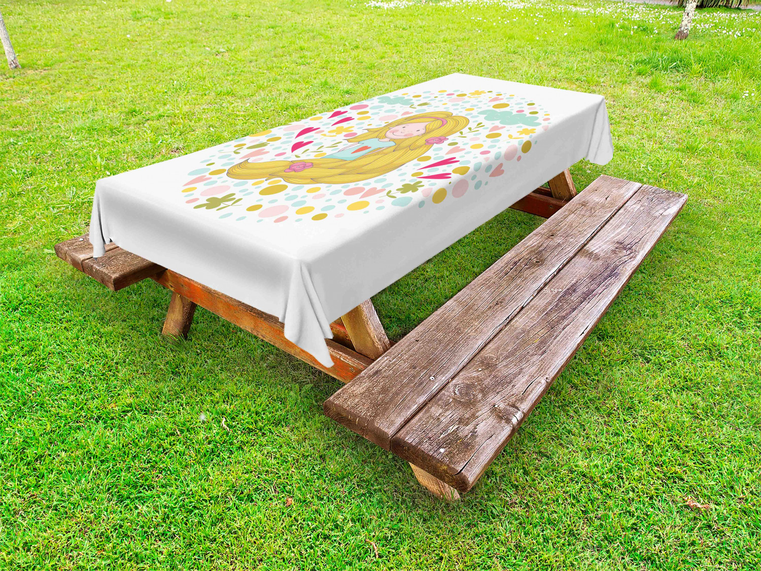 Nursery Outdoor Picnic Tablecloth in 3 Sizes Decorative Washable Waterproof - Picture 25 of 62