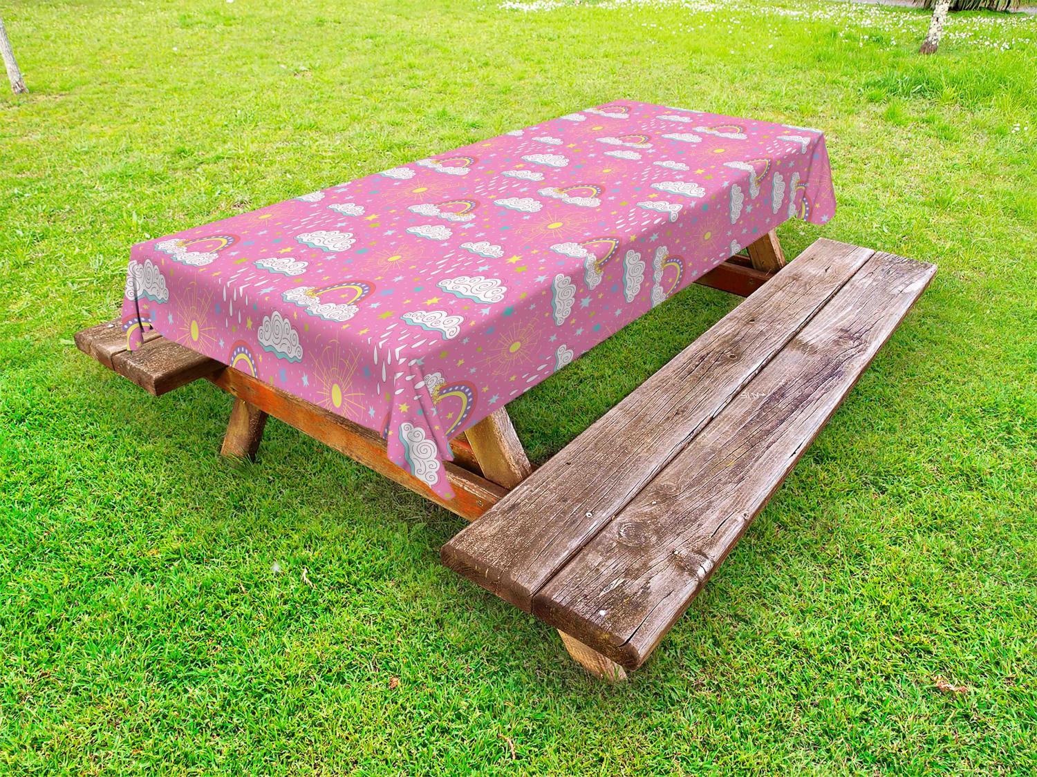 Nursery Outdoor Picnic Tablecloth in 3 Sizes Decorative Washable Waterproof - Picture 43 of 62