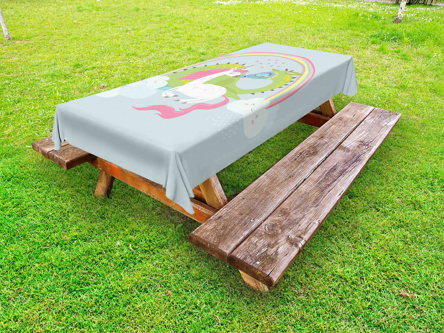 Nursery Outdoor Picnic Tablecloth in 3 Sizes Decorative Washable Waterproof - Picture 37 of 62